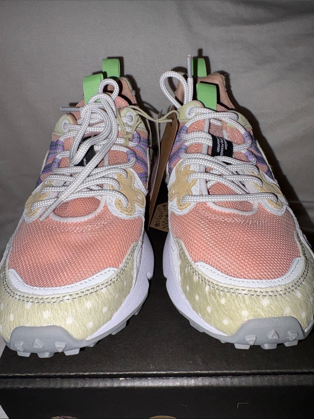 NWT Flower Mountain Yamano 3 Sneaker in LIGHT GREY-WHITE - Picture 6 of 15